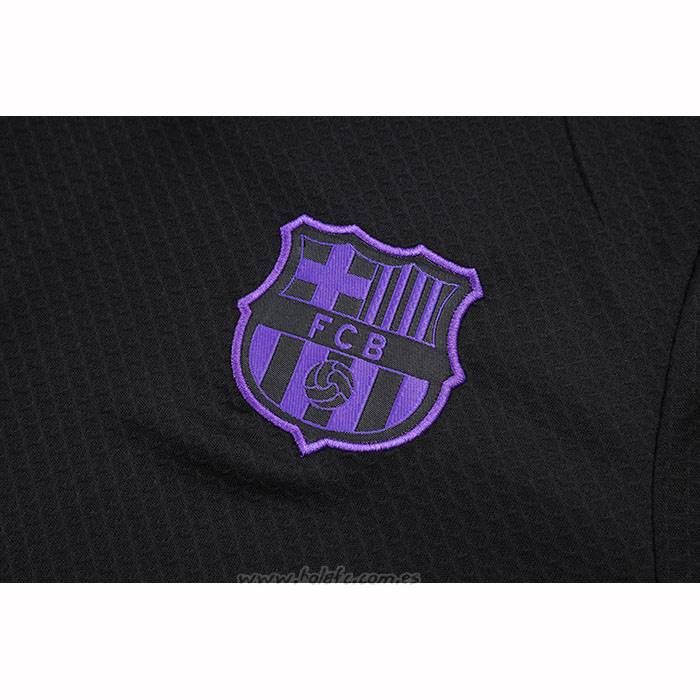 Chandal del Barcelona Manga Corta 2025-2026 Negro - Pantalon Corto